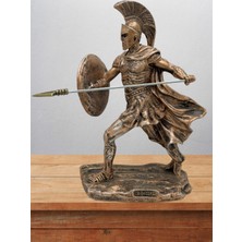 Akhilleus Biblo 19 cm Mitolojik Kahraman Heykel Dekor Hediyelik Eşya