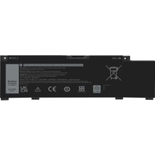 Retro Dell G3 15 3500 Uyumlu Batarya 266J9, 0266J9 Uyumlu Batarya Pil