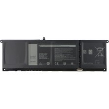 Retro Dell Inspiron 3510, V6W33 Uyumlu Batarya Pil 4 Cell Model-2