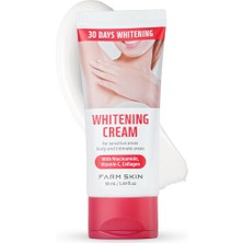 Farm Skin Whitening Cream Leke Karşıtı Beyazlatıcı Krem Niacinamide C Vitamin Collagen Kore 50ml
