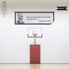 Zero Land Statik Tutunma Özellikli Tablo - Poster Atatürk (Model- 18) 30  cm   x  100  cm  11