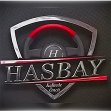 Hasbay Dikişli Direksiyon Kılıfı Ithal Siyah Deri Noktalı Deri Mavi Yüzük Mavi Dikişli Ford Custom Için