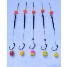 Litto Collection 5 Adet Küspe Telli Karışık Boncuk ve Esp Mısır'lı Sazan Rig Takımı