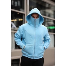 Yeni Sezon Unisex Ninja Ceket - Kapüşonlu, Maske Detaylı, Spor Ceket