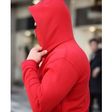 Yeni Sezon Unisex Ninja Ceket - Kapüşonlu, Maske Detaylı, Spor Ceket