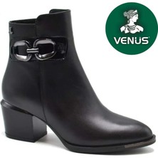 Venüs Rani  Deri Topuklu Ortopedik Kadın Bot