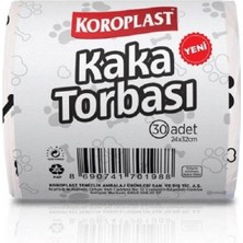 Koroplast Extra Güçlü Kaka Torbası 30 Lu 24 x 32 cm x 5 Paket