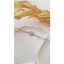 Jewelry O Clock Joc Elips Baget Suyolu Bileklik