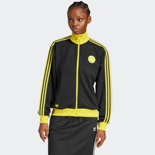 adidas Erkek Siyah  Ceket SMILEY TRACKTOP JD2736