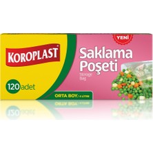Koroplast Saklama Poşeti Orta Boy 24 x 38 cm 120'li x 6 Paket
