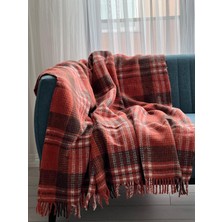 Pink & Blue Home Skoç Battaniye | Koltuk Şalı | Yatak Örtüsü