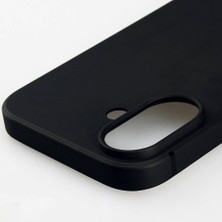 Mobilefix iPhone 16 Siyah Mat Silikon Imax Kapak & Kılıf