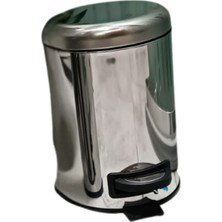 3 Litre Krom Elit Pedallı Çöp Kovası