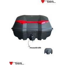 Tien 52 Litre Motosiklet Çantası - Otomatik Kilit - Sırt Dayama Pedi Dahil