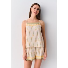 Suwen Elegant Atlet Şort Pijama Takımı