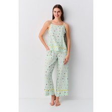 Suwen Smile Atlet Pantolon Pijama Takımı