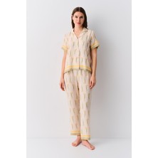 Suwen Elegant Maskülen Pijama Takımı