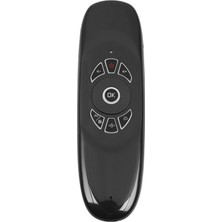 Hbemirror 2.4g Rf Uzaktan Kumanda Hava Fare Kablosuz Klavye Sesli Arka Işık C120 Android Akıllı Tv Kutusu Için (Yurt Dışından)