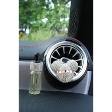 Tasarım Arabam Panda Koku Gümüş Taş, Rose Bagetli & Yedek Koku Şişesi