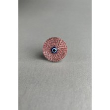 Tasarım Arabam Nazar Klima Kokusu Pembe Taş & Nazar Boncuğu