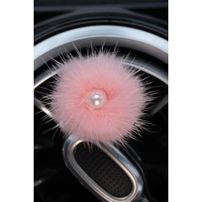 Tasarım Arabam Tüylü Incili Klima Süsü Seçenekleri