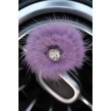 Tasarım Arabam Tüylü Tane Taşlı Klima Süsü Seçenekleri