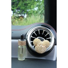 Tasarım Arabam Panda Koku Gold Taş, Gold Baget Taş & Yedek Koku Şişesi