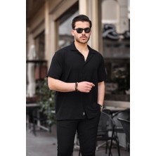 Tex Republic Erkek Oversize Yazlık Bürümcük Gömlek