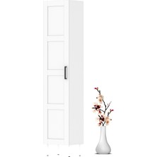Dekorex BNY111BEYAZ Boy Kapaklı Yüksek Banyo Dolabı
