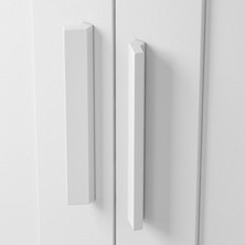 Dekorex PRT-212A-BEYAZ -Iki Kapaklı Portmanto