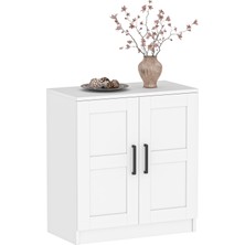 Dekorex KNS-104-Beyaz 2 Kapaklı Konsol