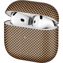 MobaxAksesuar Apple Airpods 4. Nesil ile uyumlu Kılıf 600D Karbon Fiber Yapılı Kulaklık Kılıfı 43