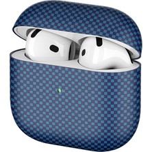 MobaxAksesuar Apple Airpods 4. Nesil ile uyumlu Kılıf 600D Karbon Fiber Yapılı Kulaklık Kılıfı 43