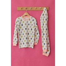 Bony Socks Kız Çocuk Kedi Baskılı Pijama Takımı