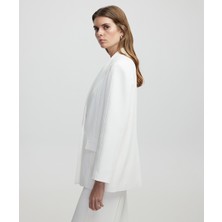 Triko Şerit Aplikeli Blazer IS1250106016018