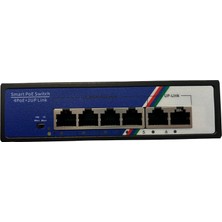 Teknomarj S4M2 4 Port Poe + 2 Uplink 10/100MBPS Switch