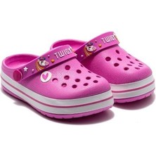 Twigy Seli Çocuk Sabo Terlik Fuşya 25/30