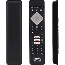 Huayu Kl Phılıps RM-L1660 Netflıx--Youtube-Rakuten Tv Tuşlu Ses Komutsuz LCD LED Tv Kumanda