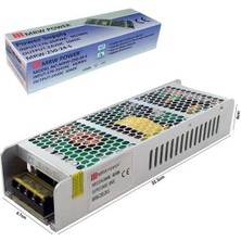 Mervesan Mrw 250-24-S Metal Kasa Adaptör Slim 24 Volt 10 Amper