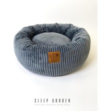 Sleep Garden Köpek Yatağı Kaliteli Lüks Şık Peluş Yumuşacık Kaymaz Altlıklı Yıkanabilir Fermuarlı