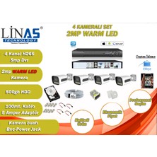 Linas 4 Kameralı Ahd Gecesi Renkli Sistem Herşey Dahil Set