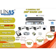 Linas 4 Kameralı Ahd Gecesi Renkli Sistem Herşey Dahil Set