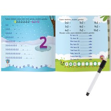 Yükselen Zeka Çarpma Öğreten Oyuncak - Çarpma Öğreten Kitap 2'li Set
