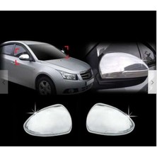 Chevrolet Cruze Uyumlu Ayna Kapağı Abs (Plastik) Krom