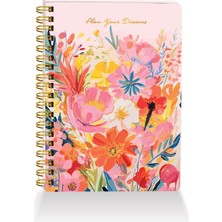 Victoria's Journals Spiralli Sert Kapak Süresiz Ajanda Planner A5