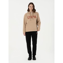 U.s. Polo Assn. Siyah Kadın Slim Fit Eşofman Altı Rc-Greenat Beden: L