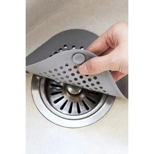 Cocoloco Home Vantuzlu Lavabo Küvet Gider Filtresi Gri Renk