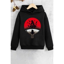 Only Trendwear Çocuk Itachi Uchiha Baskılı Sweatshirt