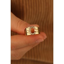 ÇGK KUYUMCULUK C Harf Altın Yüzük CGKYZK0332