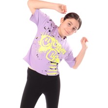 Toontoy Kız Çocuk Baskılı Tişört